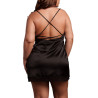 Amour by Le Desir Robe Fendue Grande Taille Krystal Noir